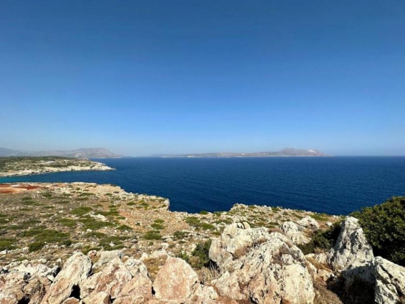 Kokkino Chorio Kreta, Kokkino Chorio: Grundstück am Meer mit Genehmigung für Luxusvilla zu verkaufen Grundstück kaufen